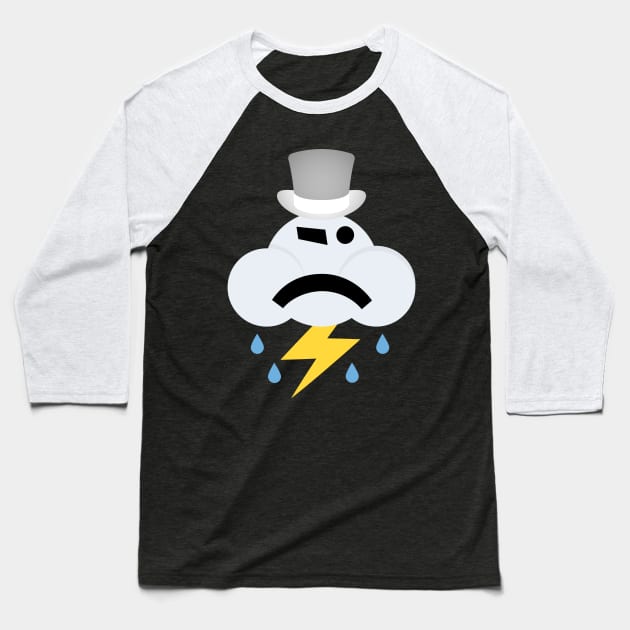 Thundery Emotion Baseball T-Shirt by IBMClothing